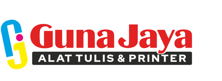 logo toko alat tulis & printer Gunajaya